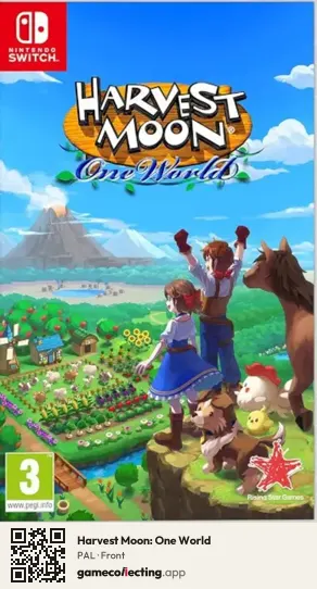 Harvest Moon: One World Nintendo Switch, PAL box front