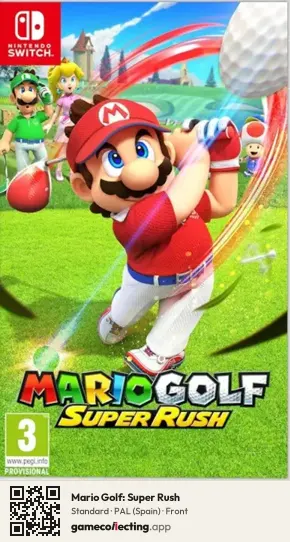 Mario Golf: Super Rush Nintendo Switch, Spain box front