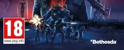 Wolfenstein: Youngblood, the PEGI square on its front