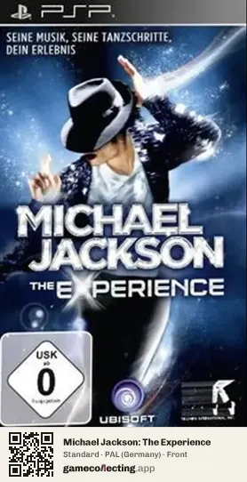 Michael Jackson: The Experience PlayStation Portable, Germany box front