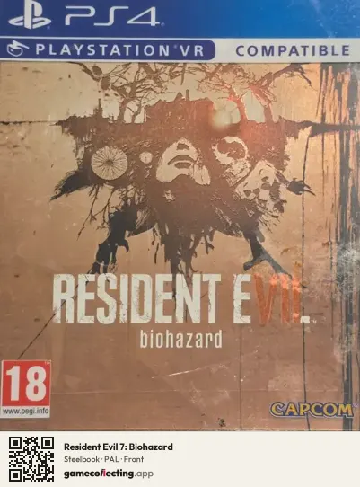 Resident Evil 7: Biohazard PlayStation 4, PAL box front