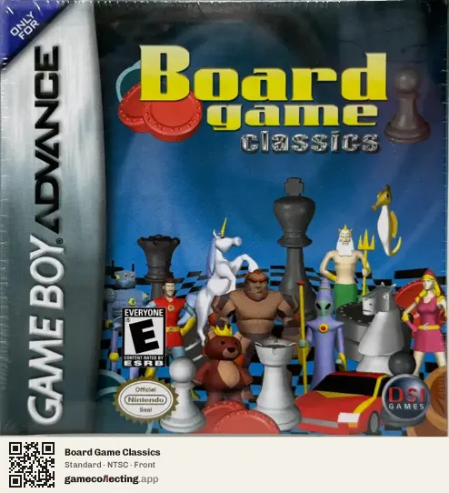 Board Game Classics Game Boy Advance, NTSC box front