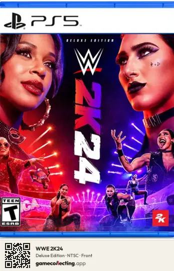 WWE 2K24 PlayStation 5, NTSC box front