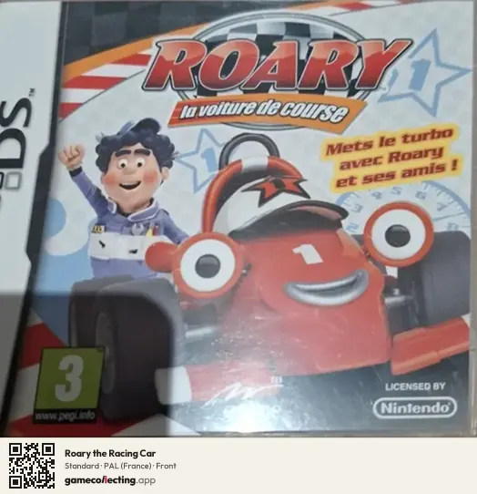 Roary the Racing Car Nintendo DS, France box front