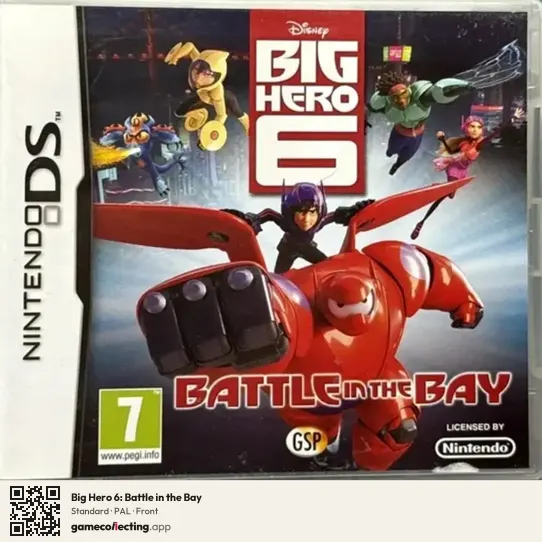 Big Hero 6: Battle in the Bay Nintendo DS, PAL box front