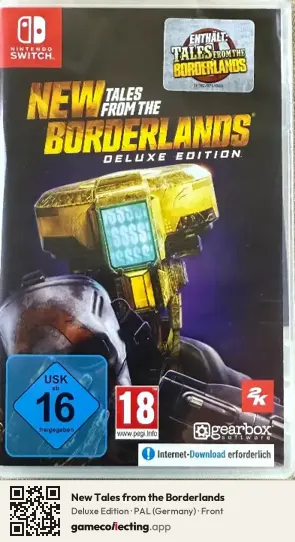 New Tales from the Borderlands Nintendo Switch, Germany box front