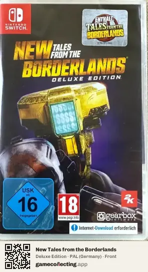 New Tales from the Borderlands Nintendo Switch, Germany box front