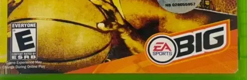 NBA Street V3, the ESRB box on its front
