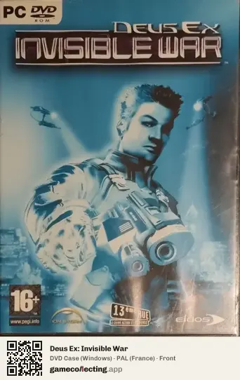 Deus Ex: Invisible War Computer, France box front