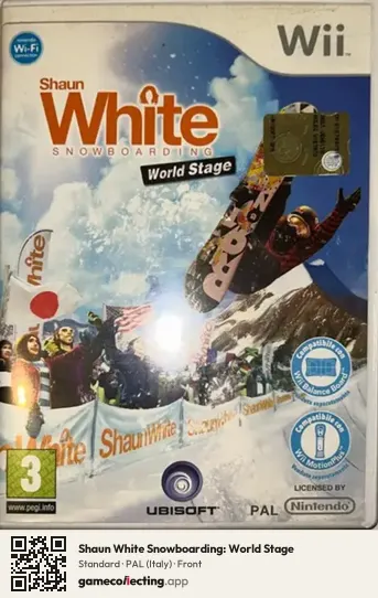 Shaun White Snowboarding: World Stage Nintendo Wii, Italy box front