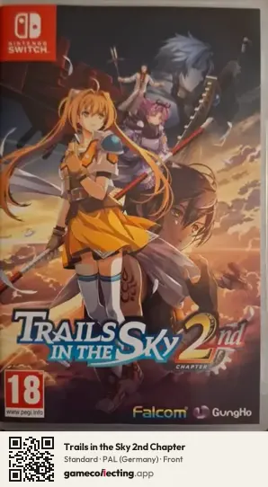 Trails in the Sky 2nd Chapter Nintendo Switch, Germany box front