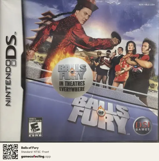 Balls of Fury Nintendo DS, NTSC box front