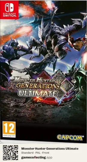 Monster Hunter Generations Ultimate Nintendo Switch, PAL box front
