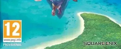Trials of Mana, the PEGI square on its front