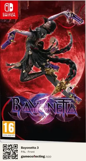 Bayonetta 3 Nintendo Switch, PAL box front