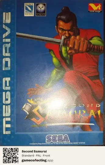 Second Samurai Sega Mega Drive / Genesis, PAL box front