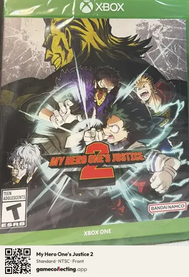 My Hero One's Justice 2 Xbox One, NTSC box front
