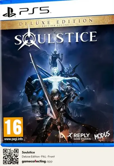 Soulstice PlayStation 5, PAL box front