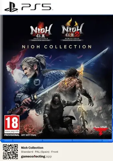 Nioh Collection PlayStation 5, Spain box front