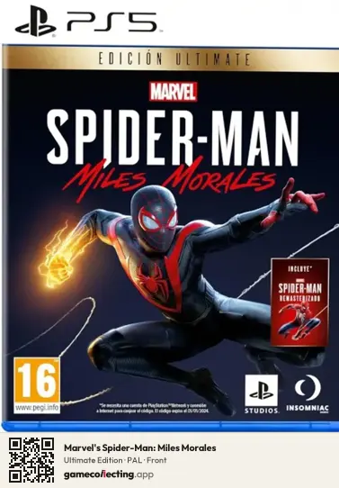Marvel's Spider-Man: Miles Morales PlayStation 5, PAL box front