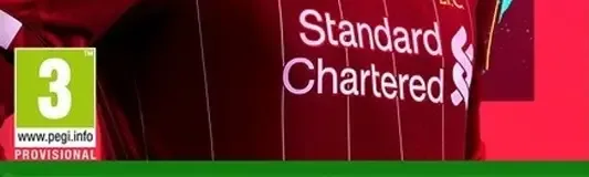 FIFA 20, the PEGI square on its front