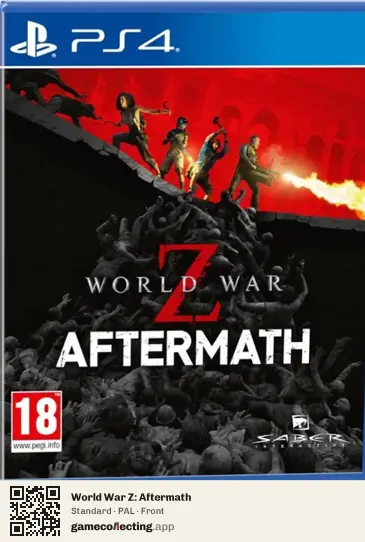 World War Z: Aftermath PlayStation 4, PAL box front
