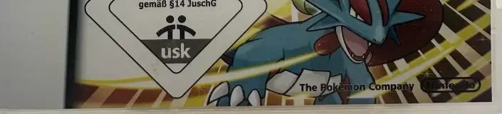 Pokémon Ranger, the USK square on its front