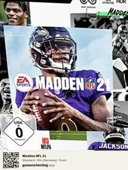 Madden NFL 21 Xbox One, Germany box front