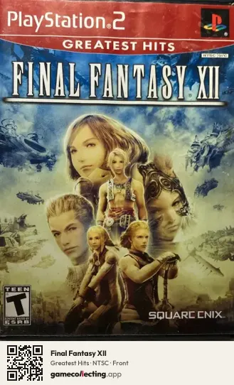 Final Fantasy XII PlayStation 2, NTSC box front
