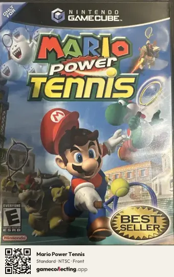 Mario Power Tennis Nintendo GameCube, NTSC box front