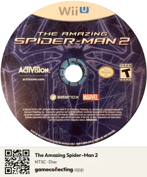 The Amazing Spider-Man 2 Nintendo Wii U, NTSC disc