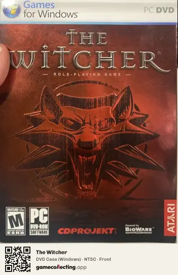The Witcher Computer, NTSC box front