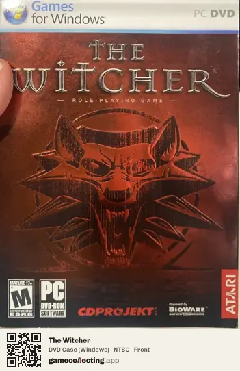 The Witcher Computer, NTSC box front