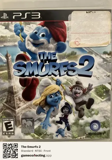 The Smurfs 2 PlayStation 3, NTSC box front