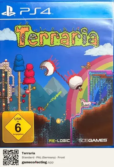 Terraria PlayStation 4, Germany box front