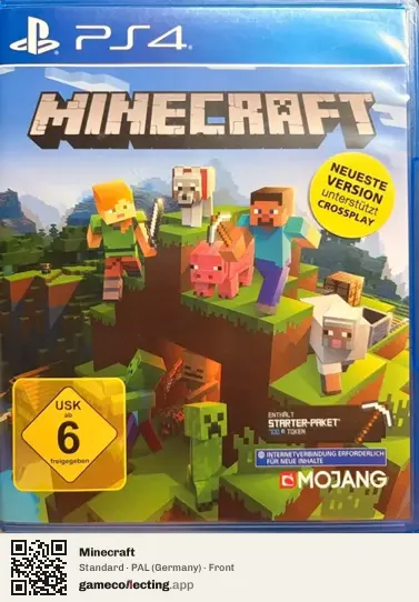 Minecraft PlayStation 4, Germany box front