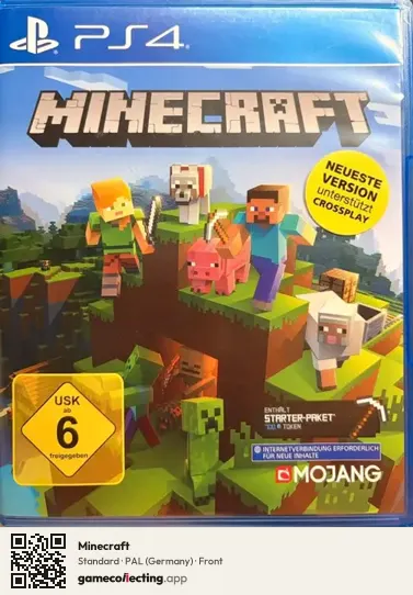 Minecraft PlayStation 4, Germany box front