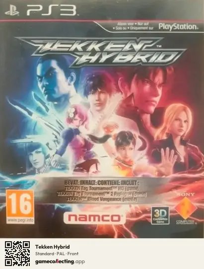 Tekken Hybrid PlayStation 3, PAL box front