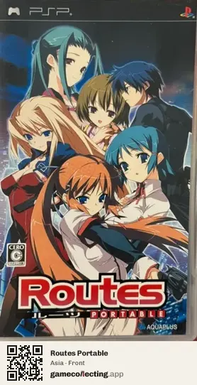 Routes Portable PlayStation Portable, Asia box front