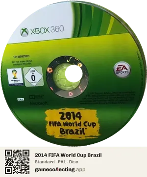 2014 FIFA World Cup Brazil Xbox 360, PAL disc