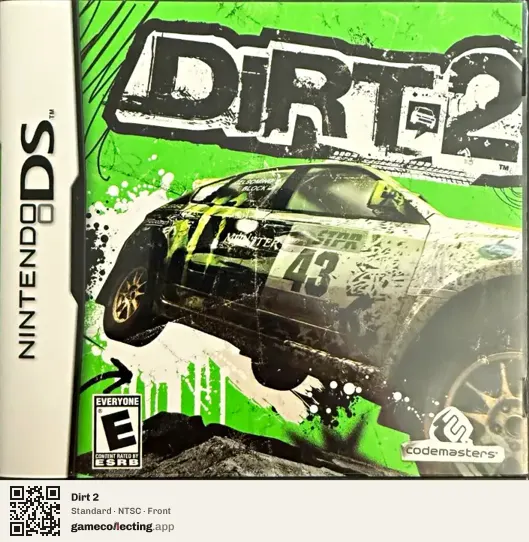 Dirt 2 Nintendo DS, NTSC box front
