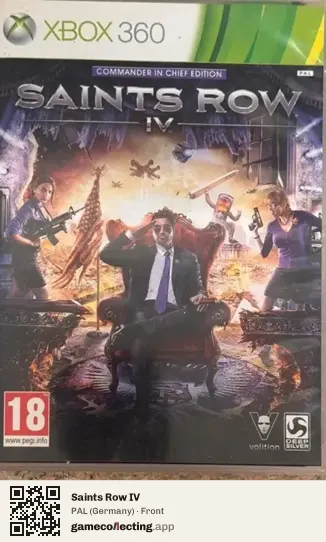 Saints Row IV Xbox 360, Germany box front