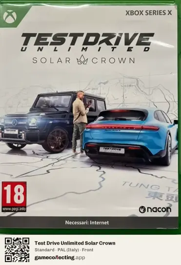 Test Drive Unlimited Solar Crown Xbox Series X, Italy box front