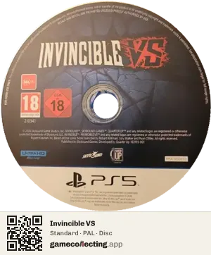 Invincible VS PlayStation 5, PAL disc