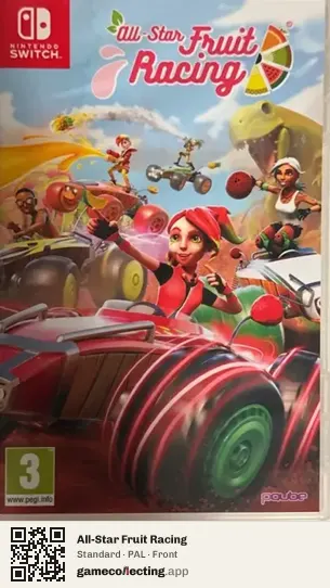 All-Star Fruit Racing Nintendo Switch, PAL box front