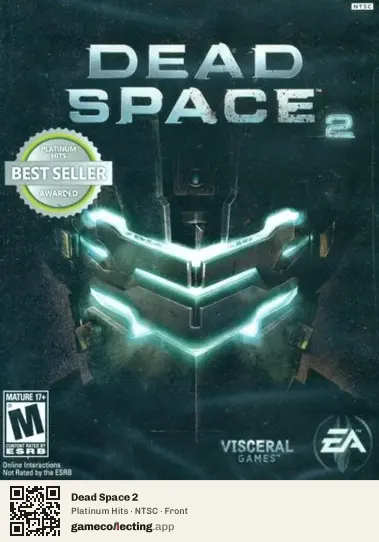 Dead Space 2 Xbox 360, NTSC box front