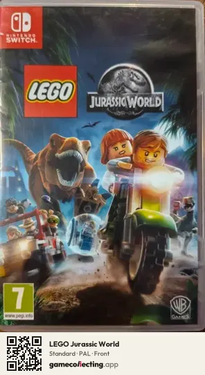 LEGO Jurassic World Nintendo Switch, PAL box front