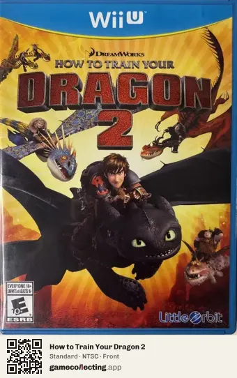 How to Train Your Dragon 2 Nintendo Wii U, NTSC box front