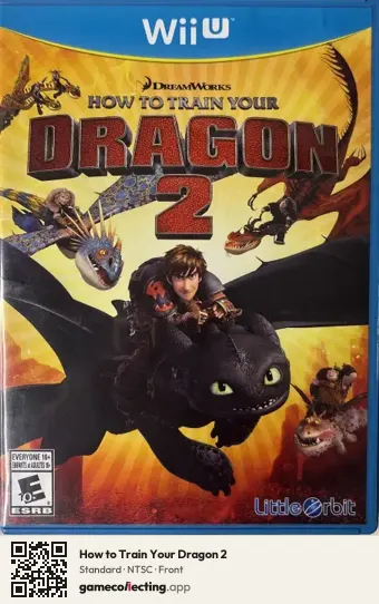 How to Train Your Dragon 2 Nintendo Wii U, NTSC box front