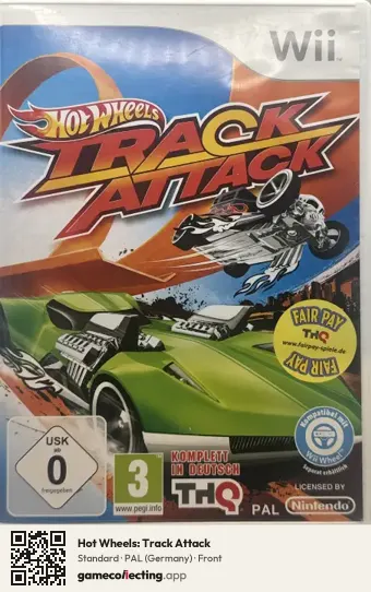 Hot Wheels: Track Attack Nintendo Wii, Germany box front